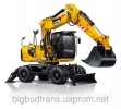 Услуги колесного полноповоротного экскаватора JCB 145w