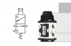 Пневматический рессорный клапан 3x2 с открытым контуром (3x2 Air/Spring Valve - Open Loop) - 1