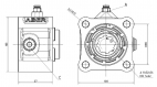 Коробка отбора мощности КОМ Aber (Абер) прямая на ZF S5-35 пневматика - 2