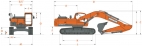 Оренда екскаватора  Doosan DX 340, 35 тн, ковш 1,8 м.куб, 195 кВт, гусеничний повноповоротний - 3