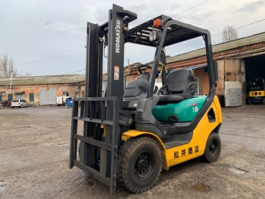Вилочний автонавантажувач Komatsu FG15LC-20 з напрацюванням 240 мотогодин. - 1