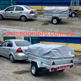 Новий авто причіп, причіп 200х130х40 оцинкований