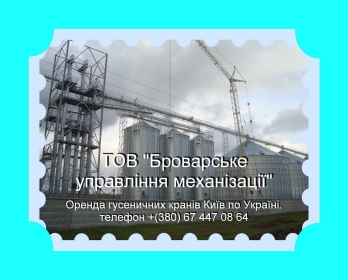 Послуги гусеничних кранів МКГ-25БР, 25 тон Київ по містам України (067) 447 08 64. - 3